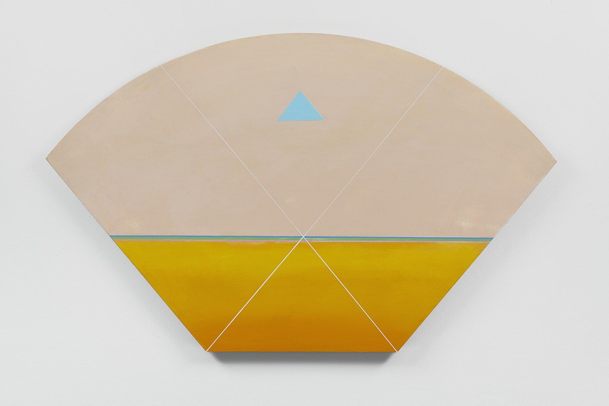 'VIEW_3A_06', 2018. Pigment and acrylic on wood. 25.5 × 36 inches.